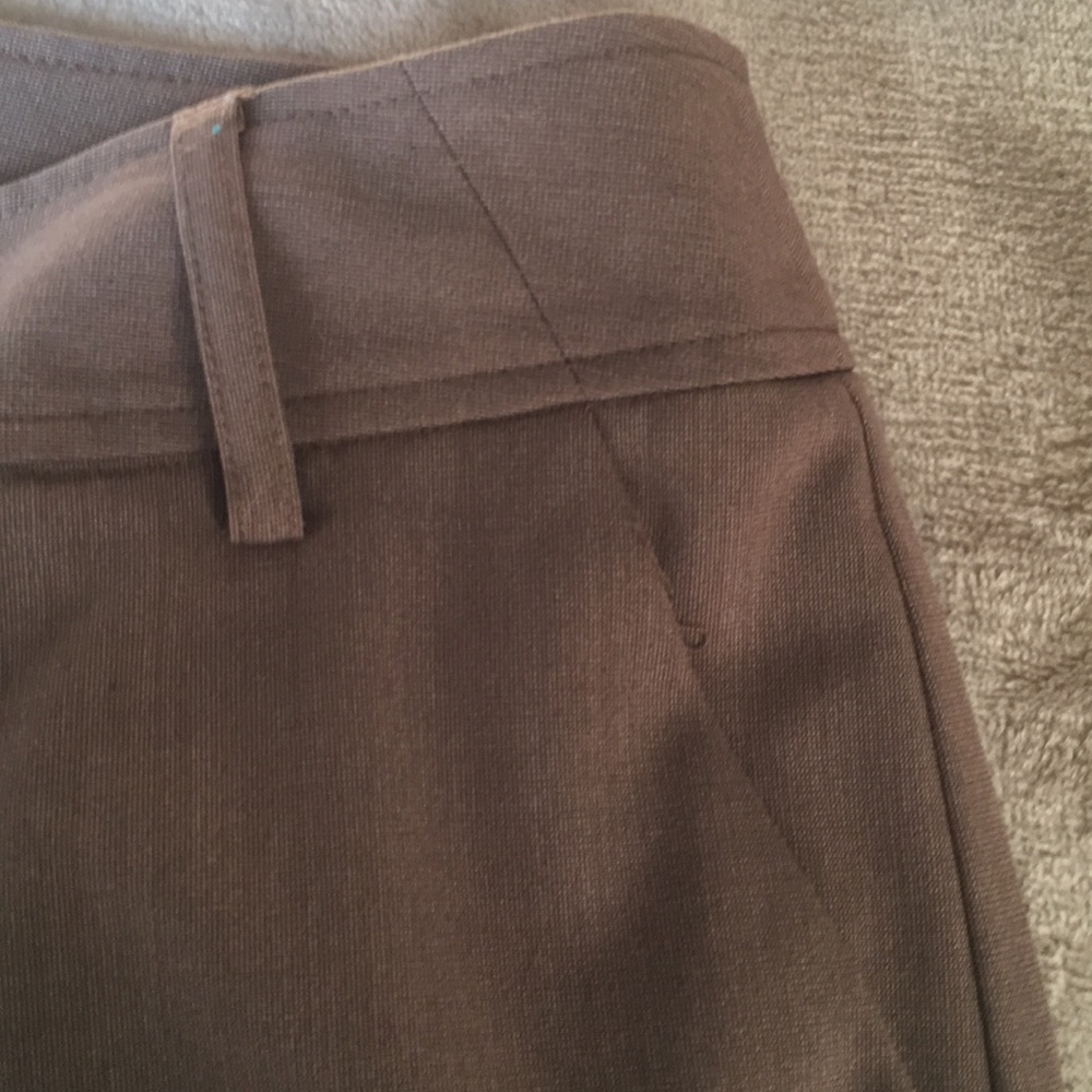 Brown Stretch Polyester Viscose Slacks - image 4